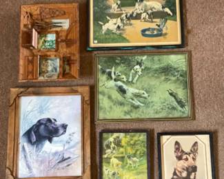 Vintage Dog Framed Prints