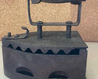 Antique Cast Iron Coal Iron