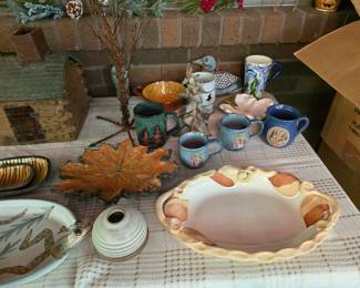 Hand made pottery items!