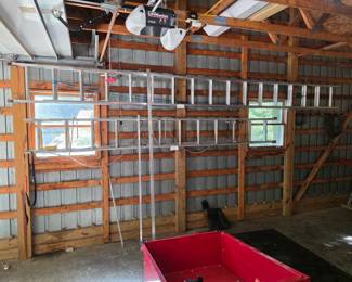 Two extention ladders!