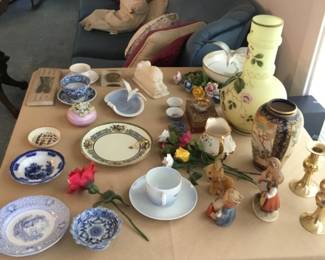 Bristol and Satsuma Vases