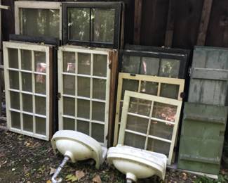 Antique Windows, Vintage Sinks