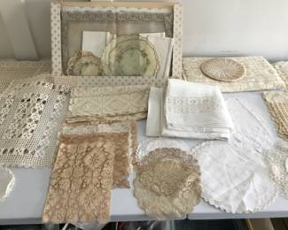 Hand Crocheted Linens