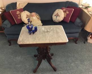 Marble Topped Parlor Table