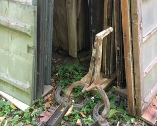 Iron Andirons