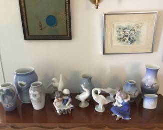 Royal Copenhagen Vases and Figurines 