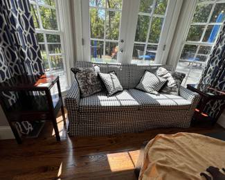 Slip covered Sleeper Sofa