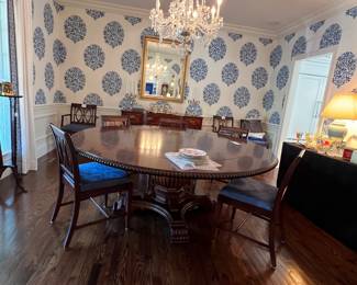 Beautiful Round Dining Room Table