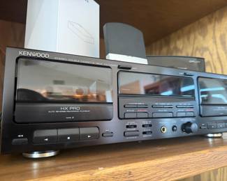 Kenwood KX-W6050 Stereo Double Cassette Deck Player/Recorder 