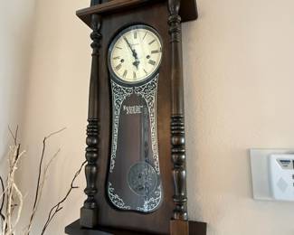 Ansonia Victorian Style Pendulum Wall Clock