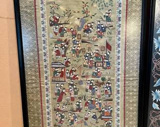 Chinese Silk Embroidery Panel
