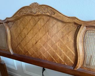 French Louis XV Style Oak Headboard
