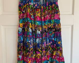  Westbound Petites Floral Patchwork Maxi Skirt – One Size Fits All