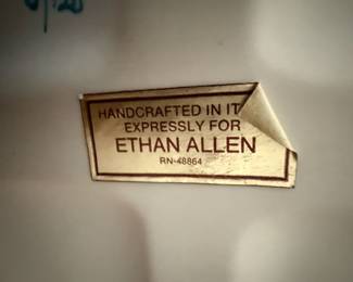 Ethan Allen Girl Walking Her Dog Capodimonte Porcelain Figurine