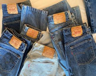 Assortment of Levi Strauss Jeans 