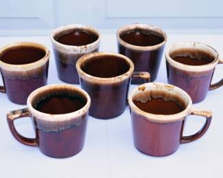 lot of 7 McCoy mugs