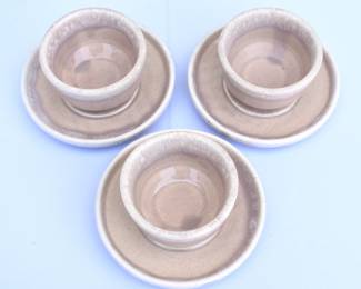 3 sets of soup bowl with plate-Hull