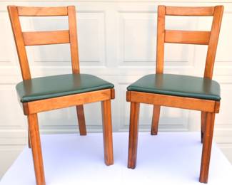 pair of Heywood Wakefield chairs