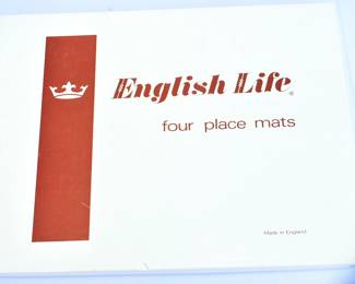 English Life place mat set