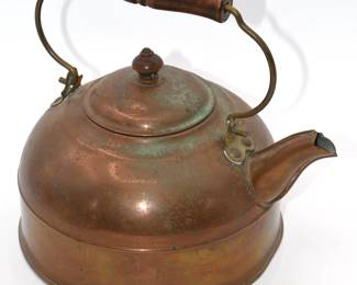 copper tea kettle