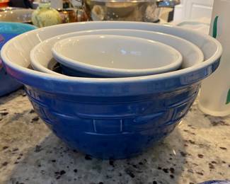 Longaberger mixing bowls