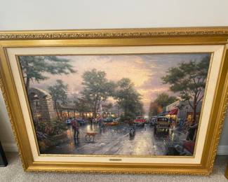 Thomas Kincade Carmel Sunset on Ocean Avenue