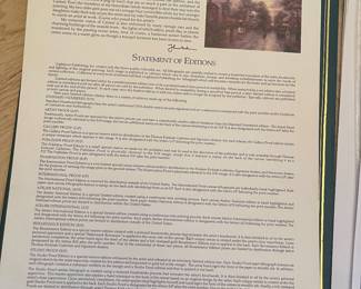 Statements of Editions