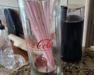 Coca Cola Straw Holder...in case it wasn't obvious.   Straws sold separately.  Ha!
