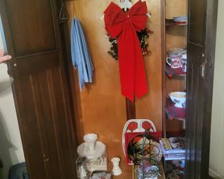 Armoire.  I just took my eye drops and thought "I don't remember seeing that dress".  That's because it's not