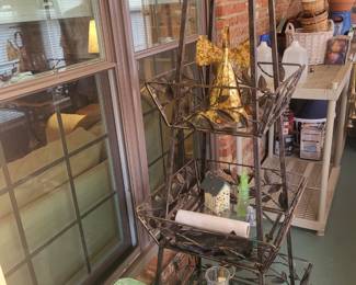 Display Rack for plants...or maybe a large Charcuterie Tower?