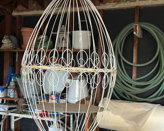 Large 1960’s Wrought Iron Egg