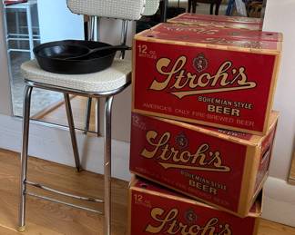 1970’s Stroh’s Beer Cases