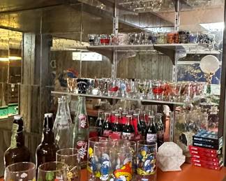 Snoopy & Smurf collectors glasses