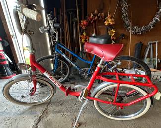 1960’s Foldable Amica Bike; vintage Huffy Savannah cruiser bike