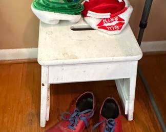 Vintage Cat’s Paw Leather Clown Shoes From Shrine Circus