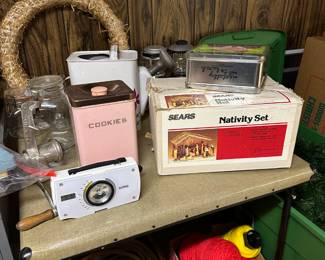 Vintage Sears Nativity Set