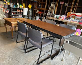 Office table with 4 chairs