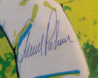 Signed Arnold Palmer autograph ggo program