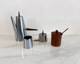 Lot 7670 Kalmar Designs Vintage MCM Italian Coffee Set
