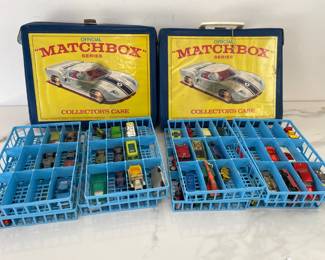 Lot 7650 Vintage Matchbox Toy Cars with Collectors Cases