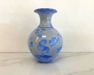 Lot 7677 Phil Morgan Signed Crystalline Pottery Vase