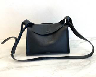 Lot 7867 Cuyana Double Loop Leather Handbag Purse 10x8.5  See Photos