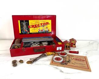 Lot 7594 Vintage Toy Erector Set No. 7 12 Engineers Set
