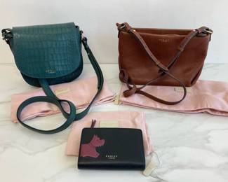 Lot 7869 Radley London Leather Handbags  Wallet