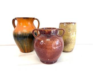 Lot 7599 Vintage Studio Pottery Vases