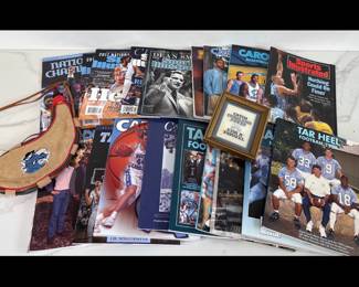 Lot 7832 UNC Tarheel Carolina Magazines Memorabilia