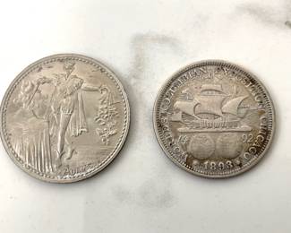 Lot 7757 Vintage Devil Magic Trick Coin  1893 Worlds Columbian Expo Chicago Coin
