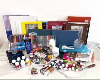 Lot 7804 Art Supplies Inks Papers Canson Fabriano Strathmore