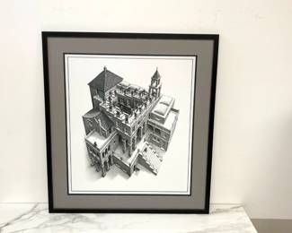 Lot 7591 MC Escher Framed Print Wall Art