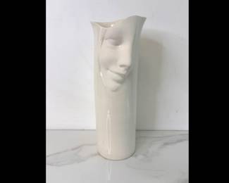 Lot 7827 Sarah Lund Sculptural Face Vase